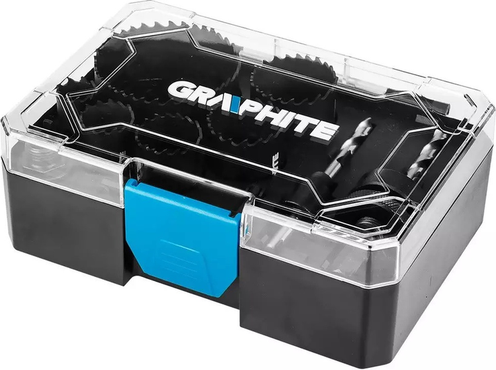 Набір біметалевих коронок Graphite Co8% 55H319 9 шт. (5902062046017) - зображення 2