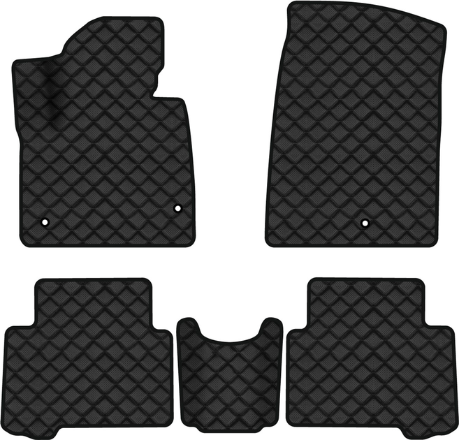 Килимки з екошкіри EVAtech ECO в салон авто для Santa FE (DM) 7 seats Hyundai 2012-2017 3 покоління SUV USA Екошкіра чорна з чорною ниткою чорний кант від Rozetka на платформі USKIDKA Акція на Килимки з екошкіри EVAtech ECO в салон авто для Santa FE (DM) 7 seats Hyundai 2012-2017 3 покоління SUV USA Екошкіра чорна з чорною ниткою чорний кант від Rozetka