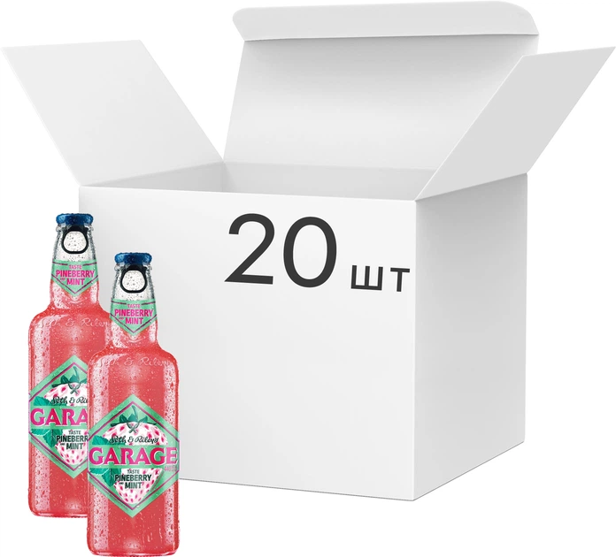 Упаковка пива Garage Seth&Riley`s taste Pineberry and Mint