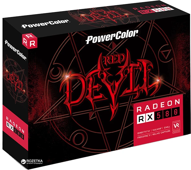 Видеокарта Powercolor PCI-Ex Radeon RX 580 Red Devil 8GB GDDR5