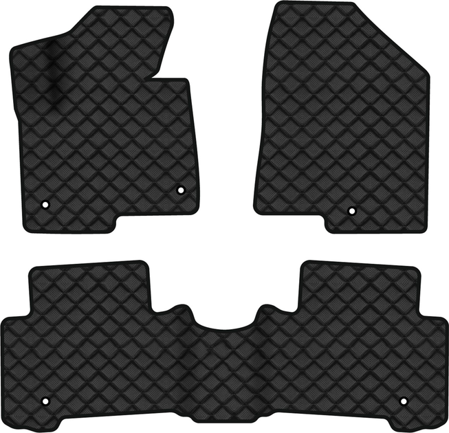 Килимки з екошкіри EVAtech ECO в салон авто для Santa FE (DM) 7 seats (5 clips) Hyundai 2012-2017 3 покоління SUV Korea Екошкіра чорна з чорною ниткою чорний кант від Rozetka на платформі USKIDKA Акція на Килимки з екошкіри EVAtech ECO в салон авто для Santa FE (DM) 7 seats (5 clips) Hyundai 2012-2017 3 покоління SUV Korea Екошкіра чорна з чорною ниткою чорний кант від Rozetka