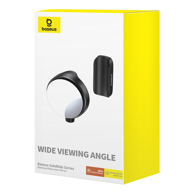 Зеркало заднего вида для слепых зон Baseus SafeRide Series Backseat Rearview Mirror 1шт Black (C11537200111-00) - изображение 8