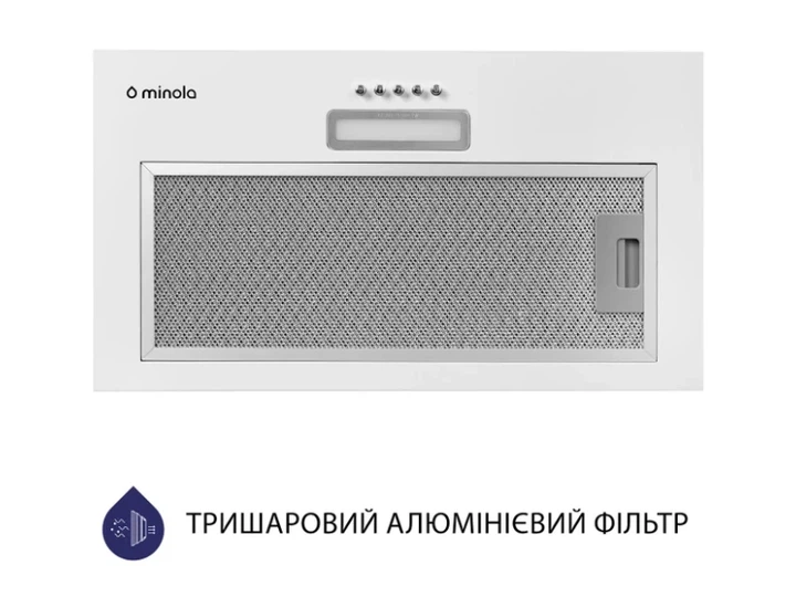 Витяжка Minola HBI 5025 WH LED - зображення 4