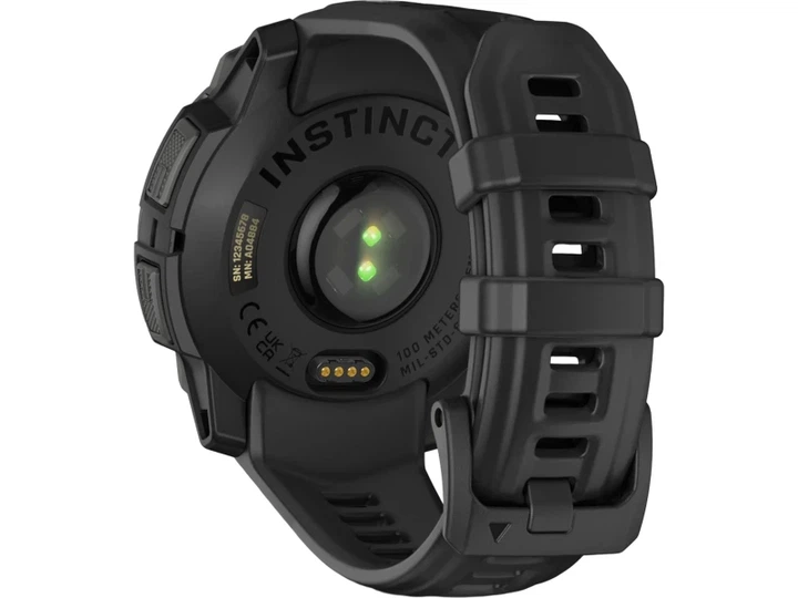Смарт-годинник Garmin Instinct 3 45mm AMOLED Black with Black Band (010-02936-00) - изображение 4