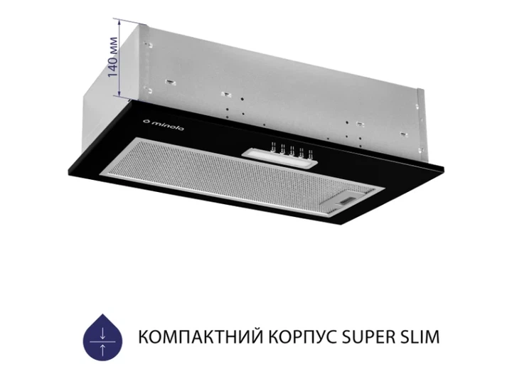 Витяжка Minola HBI 5025 BL LED - изображение 2