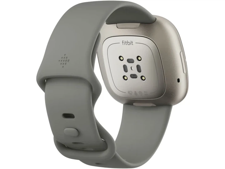 Смарт-годинник Fitbit Sense Silver Sage Grey (FB512SRSG) - изображение 2