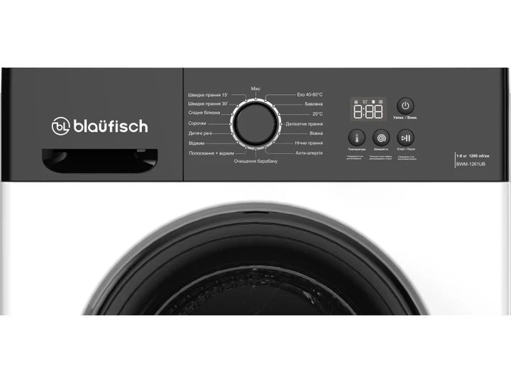 Пральна машина Blaufisch BWM-1261UB - изображение 4