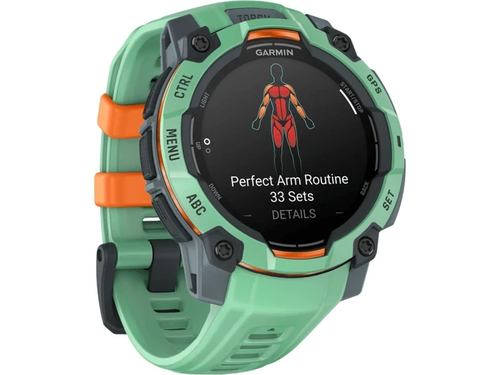 Смарт-годинник Garmin Instinct 3 45mm AMOLED Neo Tropic with Neo Tropic Band (010-02936-01) - изображение 3