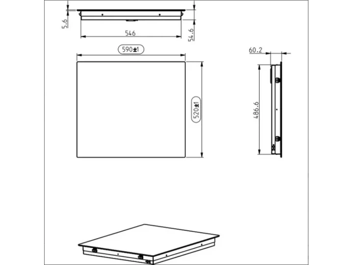 Варильна поверхня електрична Elica RATIO 604 PLUS BL - изображение 3