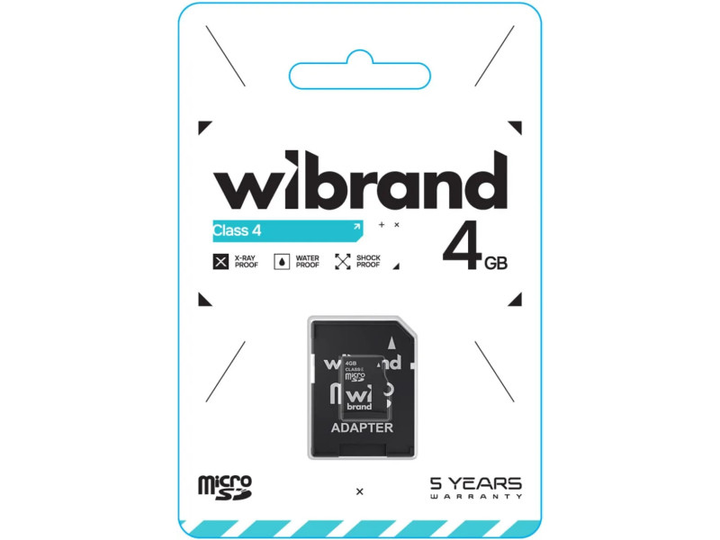 Карта пам'яті Wibrand 4 GB microSD Class 4 (WICDC4/4GB-A) - изображение 2