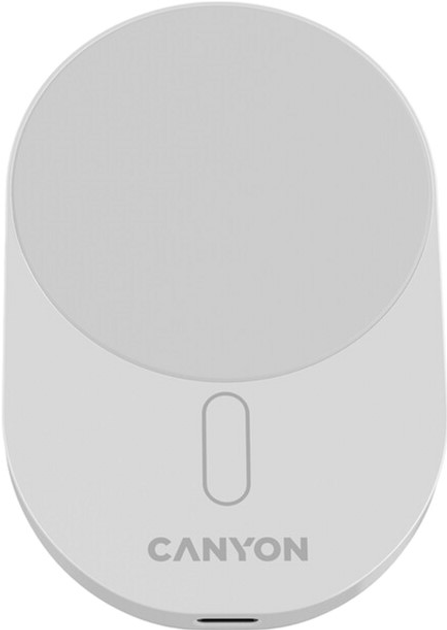 Автомобільний зарядний пристрій Canyon OnGrip 105 15W Qi2 Wireless White (CNS-CCH105W) - зображення 6