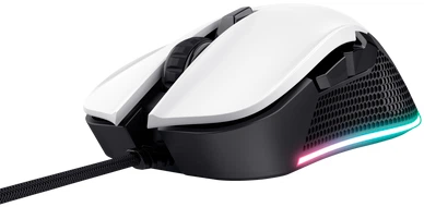 Mysz Trust GXT922W Ybar Gaming Mouse Eco USB Black-White (TR24730) - obraz 4