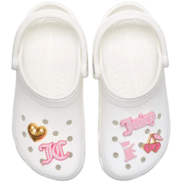 Джибітси Crocs Jibbitz Juicy Couture 10014526 5 шт Різнокольорові (198445136276) - зображення 2