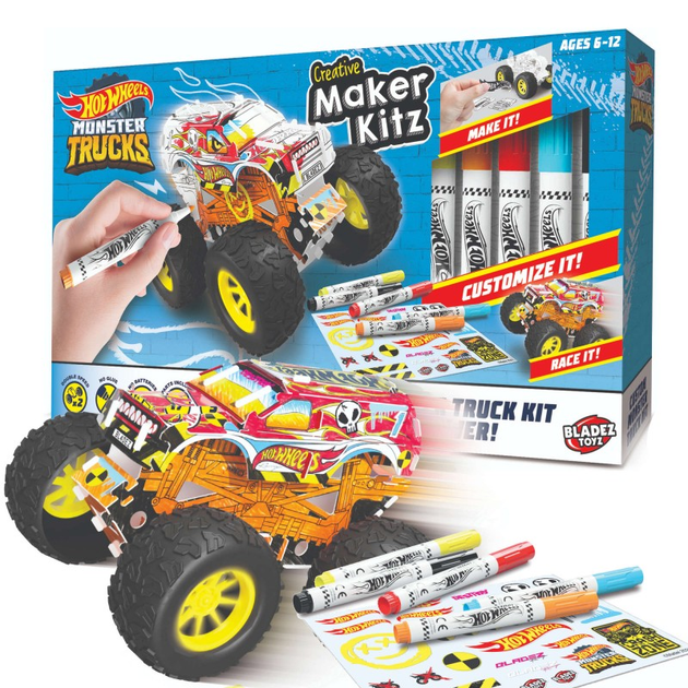 Zestaw do samodzielnego złożenia Bladez Toyz Hot Wheels Creative Maker Kitz Monster Tracks (5060158856060) - obraz 2