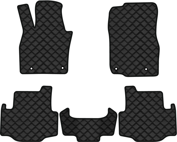 Килимки з екошкіри EVAtech ECO в салон авто для CX-90 6 seats (without console) Mazda 2023 1 покоління SUV USA Екошкіра чорна з чорною ниткою чорний кант від Rozetka на платформі USKIDKA Акція на Килимки з екошкіри EVAtech ECO в салон авто для CX-90 6 seats (without console) Mazda 2023 1 покоління SUV USA Екошкіра чорна з чорною ниткою чорний кант від Rozetka