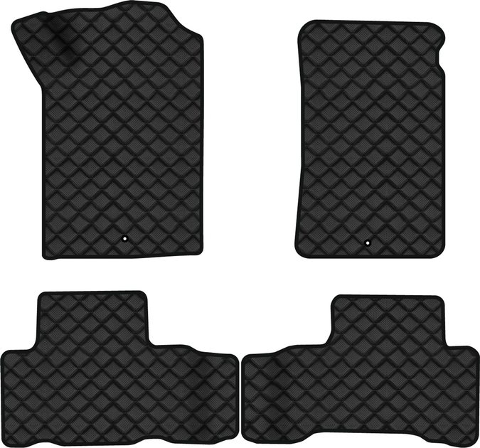 Килимки з екошкіри EVAtech ECO в салон авто для Rexton (Y200) (2 clips) SsangYong 2001-2006 1 покоління SUV EU Екошкіра чорна з чорною ниткою чорний кант від Rozetka на платформі USKIDKA Акція на Килимки з екошкіри EVAtech ECO в салон авто для Rexton (Y200) (2 clips) SsangYong 2001-2006 1 покоління SUV EU Екошкіра чорна з чорною ниткою чорний кант від Rozetka