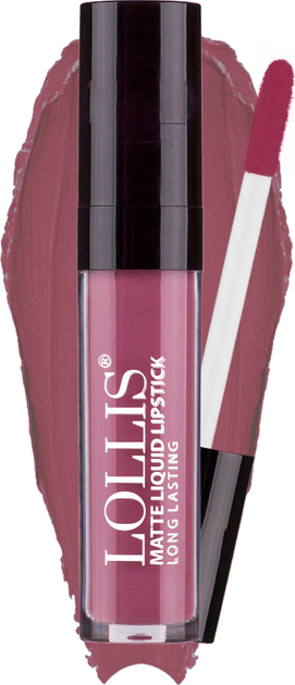 Рідка матова помада для губ Lollis Matte Liquid Lipstick Long Lasting 14 6 мл від Rozetka на платформі USKIDKA Акція на Рідка матова помада для губ Lollis Matte Liquid Lipstick Long Lasting 14 6 мл від Rozetka