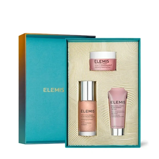 Набір-тріо для зволоження та заспокоєння шкіри з трояндою ELEMIS The Pro-Collagen Icon Skin Soothing Trio - изображение 2