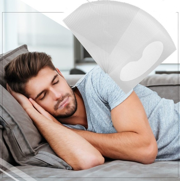 Смужки антихрап ротова стрічка від хропіння Man Sleep Strips 90 шт - зображення 2