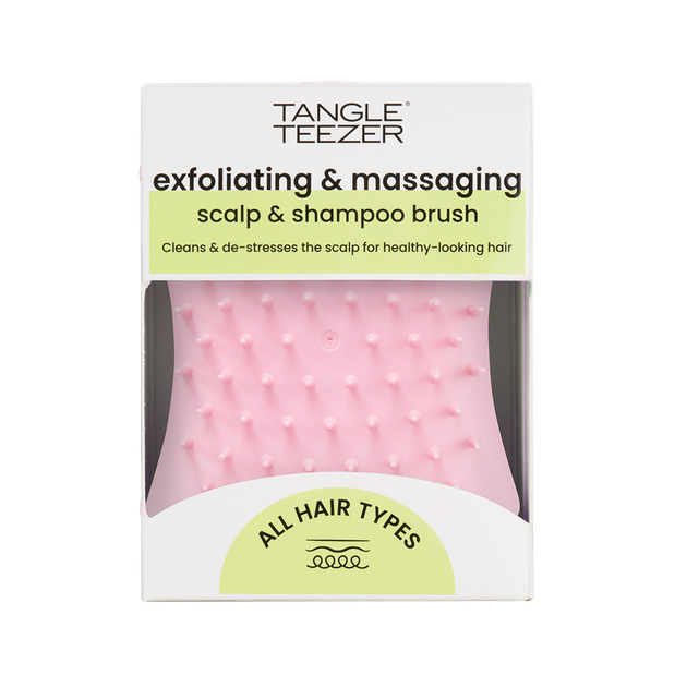 Щітка для масажу голови Tangle Teezer The Scalp Exfoliator and Massager Pretty Pink - Фото 6 Щітка для масажу голови Tangle Teezer The Scalp Exfoliator and Massager Pretty Pink - изображение 6
