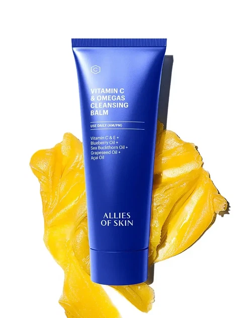 Очищаючий бальзам для обличчя з витамином C Омега Allies of Skin Vitamin C & Omegas - зображення 2