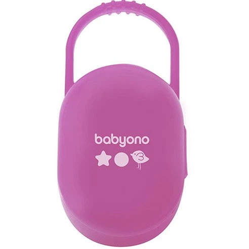 Футляр для пустушки BabyOno Рожевий (046/02) - Фото 1 Футляр для пустушки BabyOno Рожевий (046/02) - зображення 1