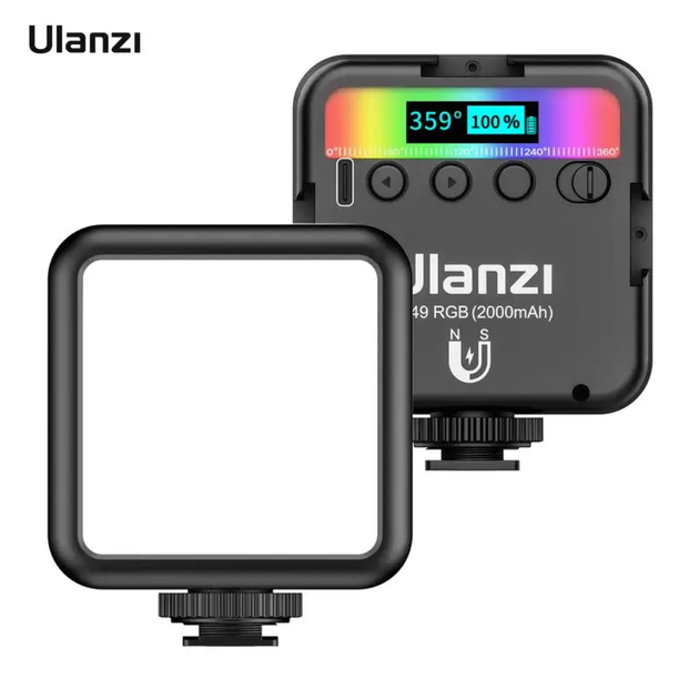Накамерный свет Ulanzi VL49 RGB 2500-9000K - Фото 1 Накамерный свет Ulanzi VL49 RGB 2500-9000K - изображение 1