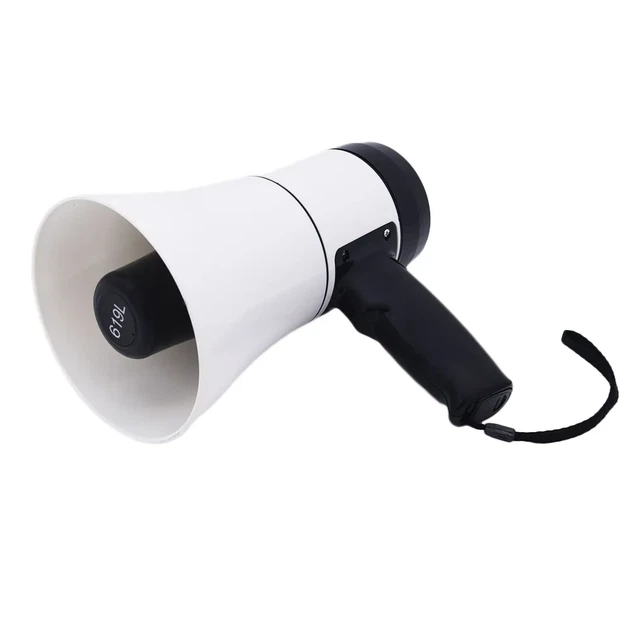 Гучномовець (рупор) RIAS 619L з функцією сирени Bluetooth 1500mAh 20W White (3_06259) - зображення 2