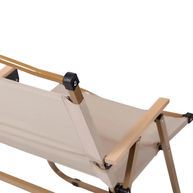 Стул туристический раскладной RIAS STD-05 с подлокотниками 76х50х51 см Brown (3_06280) - изображение 5