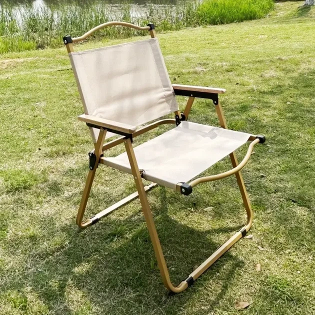 Стул туристический раскладной RIAS STD-05 с подлокотниками 76х50х51 см Brown (3_06280) - изображение 7