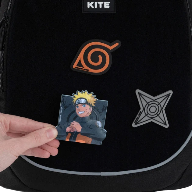 Набір бейджів Kite Naruto Shippuden на липучці 3 шт (NR25-3012) - зображення 4