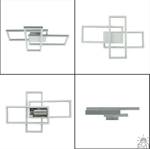 Светодиодная люстра SVEN 3S 65 Вт 550x360x80 мм Белая - Фото 6 Светодиодная люстра SVEN 3S 65 Вт 550x360x80 мм Белая - изображение 6
