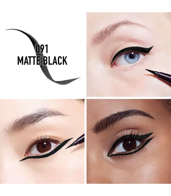 Олівець для очей Dior Diorshow 24 H Waterproof 091 Matte Black 0.55 мл (3348901595971) - зображення 2