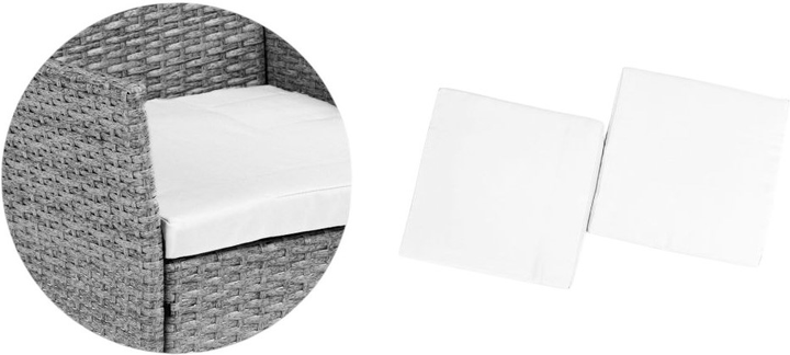 Komplet mebli ogrodowych ModernHome by Multistore MultiGarden (CRF2512 LIGHT GREY) - obraz 6