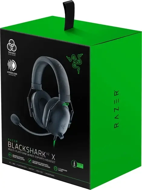 Ігрові Навушники Razer Blackshark V2 X Black - зображення 6
