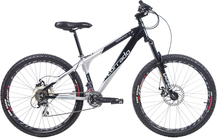 Акція на Велосипед Corrado Namito 26" 14.5" 2023 Чорно-сірий (0310) від Rozetka