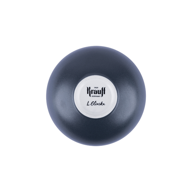Салатник 11,8 см Krauff Hattu Black чорна порцеляна арт. 24-320-040 - зображення 5