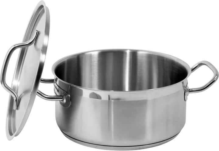 Каструля Yato низька з кришкою 5 л (5906083860263) - зображення 2