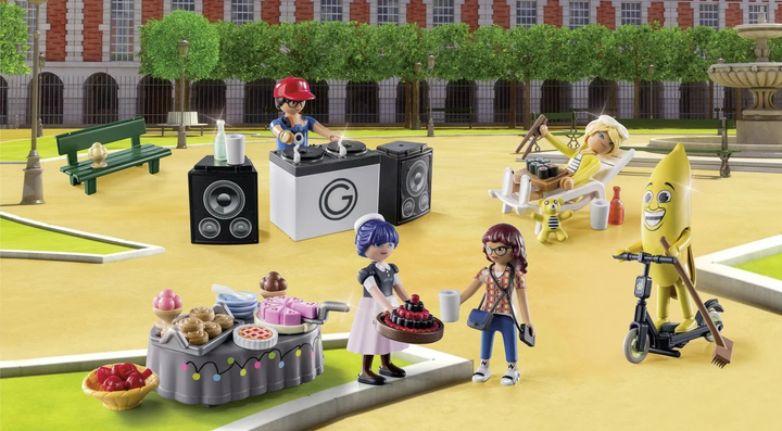 Zestaw konstrukcyjny Playmobil Kalendarz adwentowy Miraculous: Piknik w Paryżu 72 elementy 71344 (4008789713445) - obraz 4