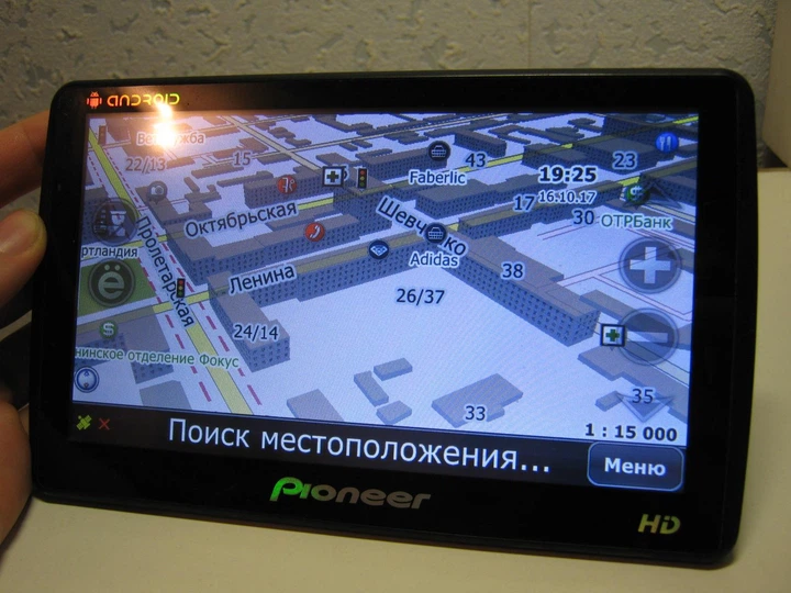 Навігатор Pioneer 7 дюймів GPS ANDROID з картами для грузового та легкового транспорту TIR ADR - изображение 2