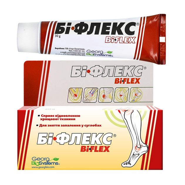 Крем "БІФЛЕКС". Комбінований хондропротектор Georg BioSystems 30 г - зображення 1