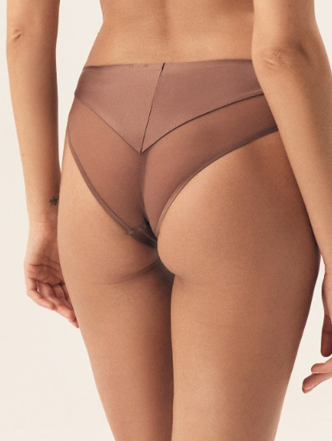 Majtki brazyliany damskie siateczkowe Esotiq Influensa 42324-84X L Beżowe (5903972375839) - obraz 2