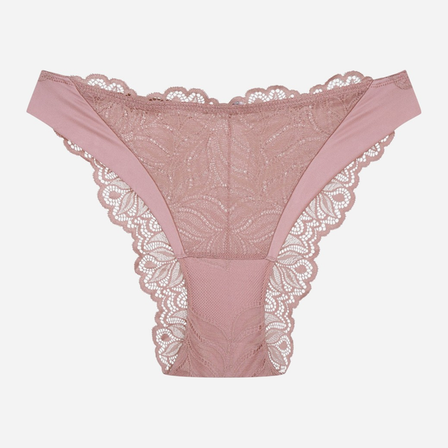 Majtki brazyliany damskie z wysokim stanem Esotiq Korin 42365-39X 2XL Różowe (5903972395882) - obraz 8