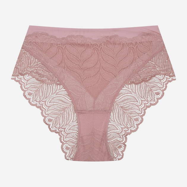 Majtki brazyliany damskie z wysokim stanem Esotiq Korin 42366-39X 2XL Różowe (5903972395981) - obraz 7