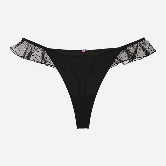 Majtki stringi damskie siateczkowe Bloovii Verberry 42490-99X L Czarne (5903972544044) - obraz 7