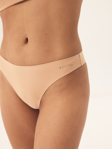 Majtki tanga damskie Esotiq Bobby 42445-82X L Beżowe (5903972576281) - obraz 9