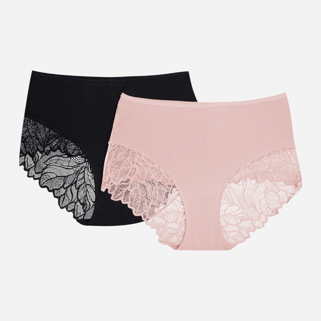 Zestaw damskich majtek typu figi 2 szt Esotiq Pinky 42447-K002 L Czarny/Różowy (5903972535226) - obraz 1