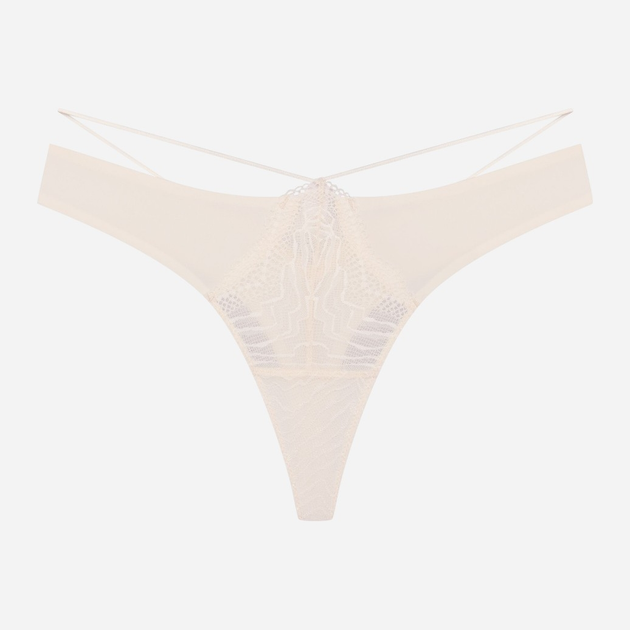 Majtki stringi damskie siateczkowe Esotiq Bonita 42536-01X L Kremowe (5903972521410) - obraz 6