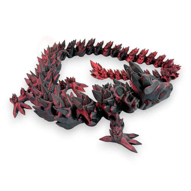 Игрушка Магический Дракон Silk Dragon Черный+красный [FDM-печать] - изображение 11