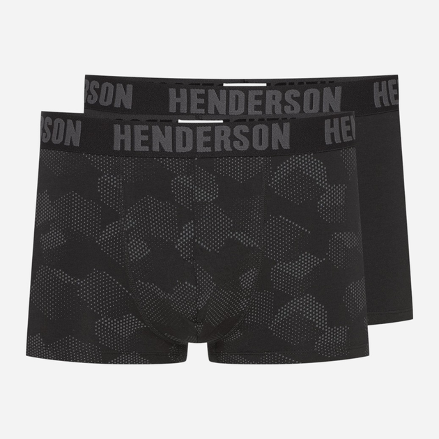 Zestaw majtek męskich typu bokserki 2 szt Henderson Soul 42587-MLC XL Czarny/Grafitowy (5903972546864) - obraz 1